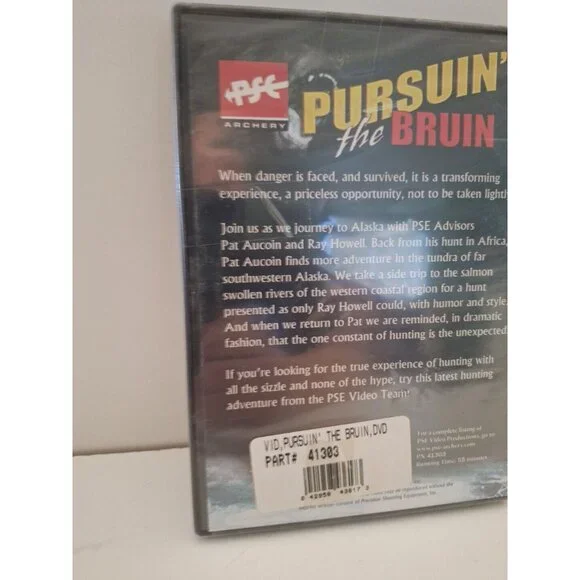 PSE Archery Pursuin The Bruin Hunting DVD Adventure Bear Hunt Alaska - Picture 4 of 7